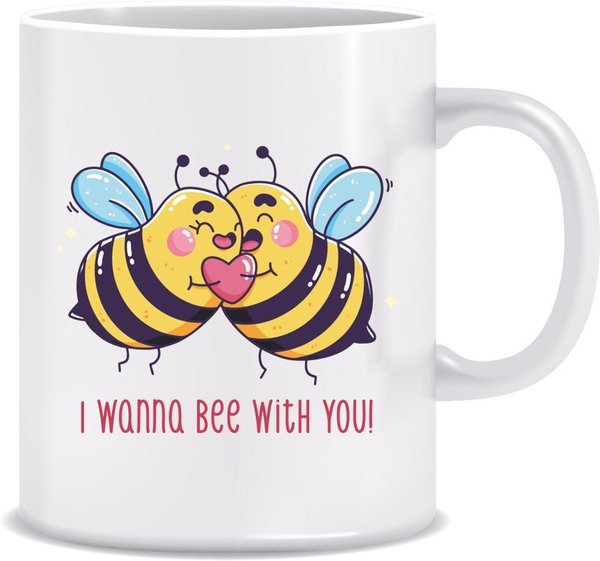 Bienen Tasse - I wanna bee with you