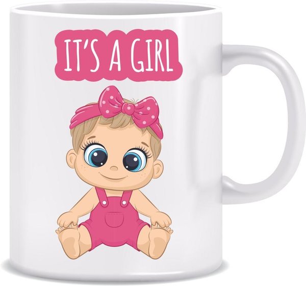 Tasse zur Geburt - It's a girl
