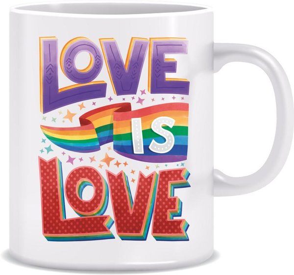 LGBTQ Tasse - Love is Love