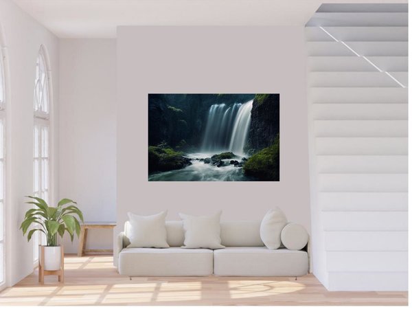 Leinwandbild - Wasserfall